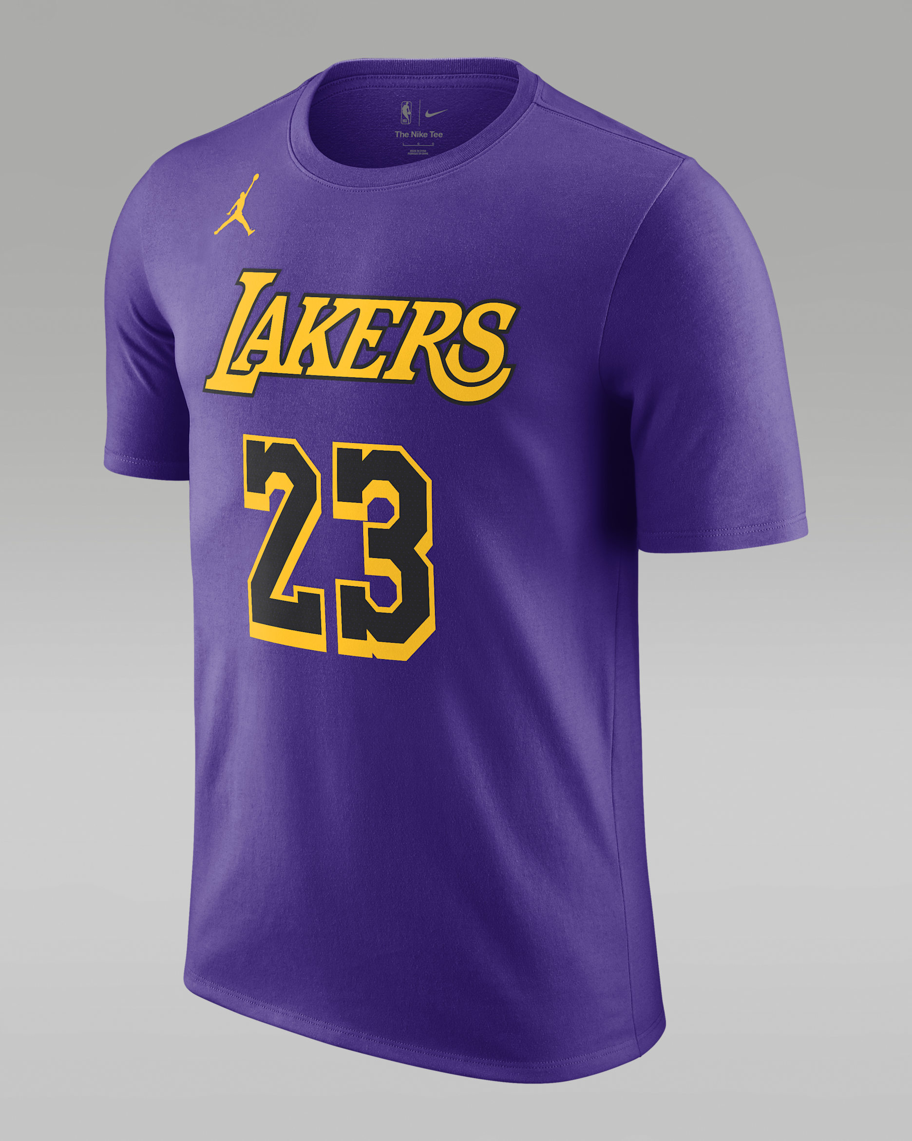 Los Angeles Lakers Statement Edition Men's Jordan NBA T-Shirt. Nike ID